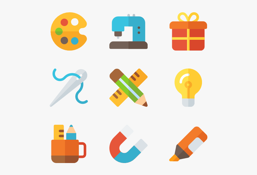 Crafting Icon - Handmade Icon Vector Png, Transparent Png, Free Download