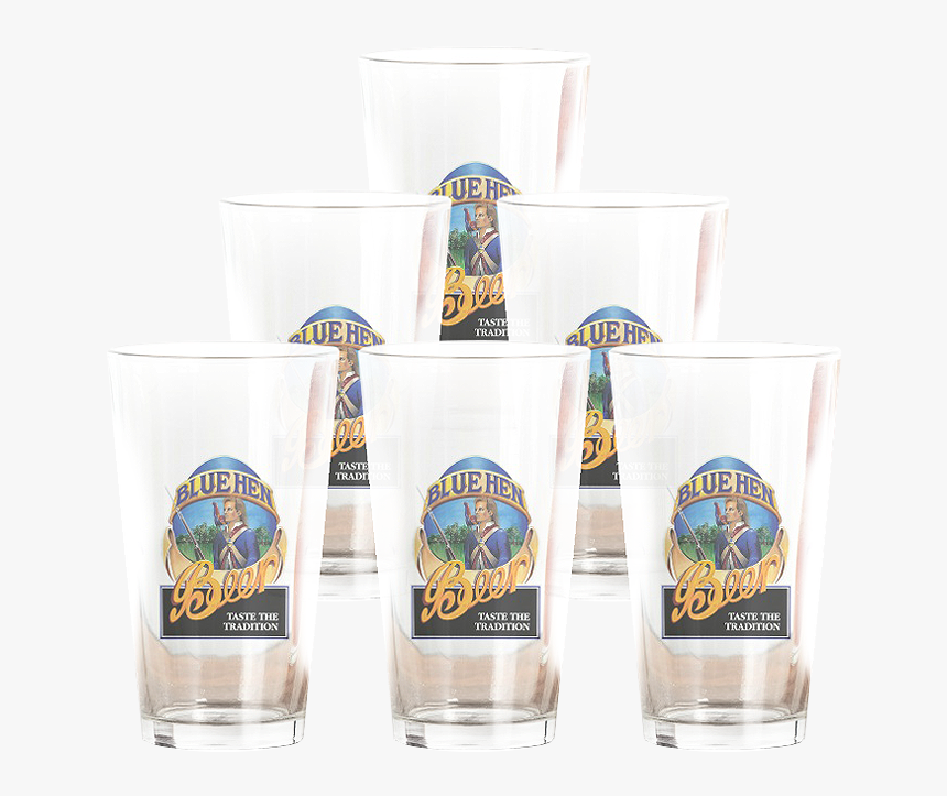 Blue Hen Beer Pint Glasses - Pint Glass, HD Png Download, Free Download