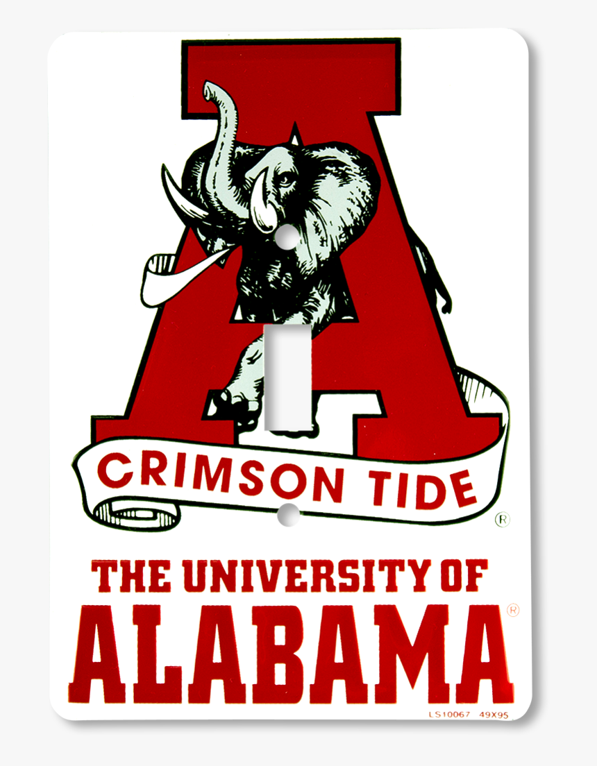 Alabama Crimson Tide Light Switch - Alabama Crimson Tide, HD Png Download, Free Download