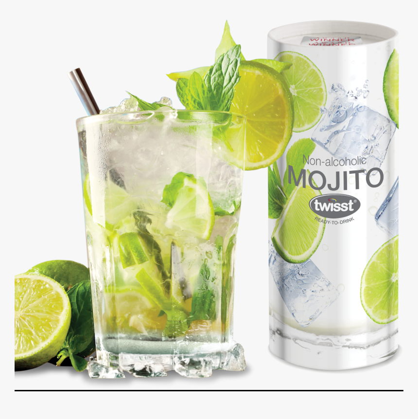 Cuban Mojito And Cigars , Png Download - Non Alcoholic Twisst Mojito Drink, Transparent Png, Free Download