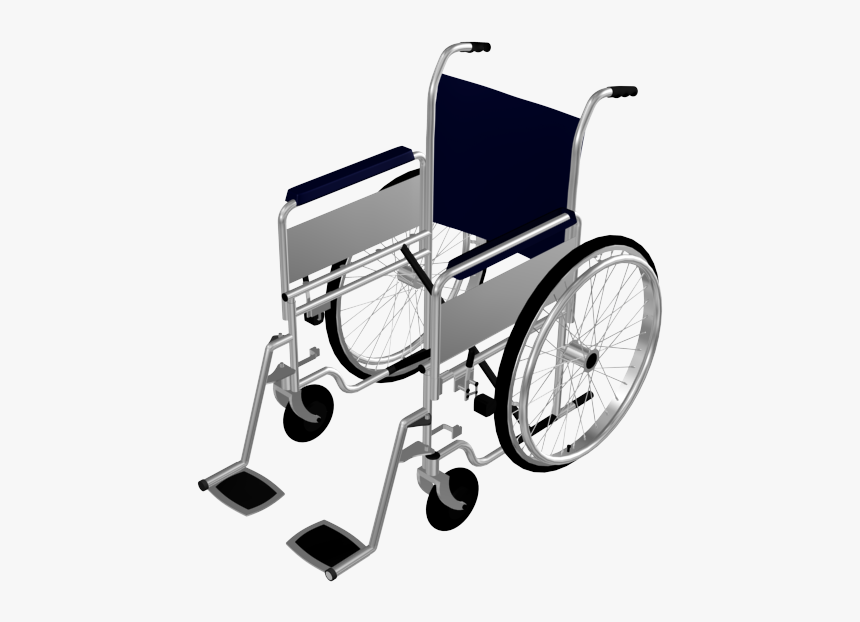 Wheelchair 3ds Max Model - Autodesk Inventor Wheelchair, HD Png Download, Free Download