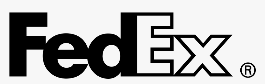 Fedex Logo Black And White, HD Png Download, Free Download