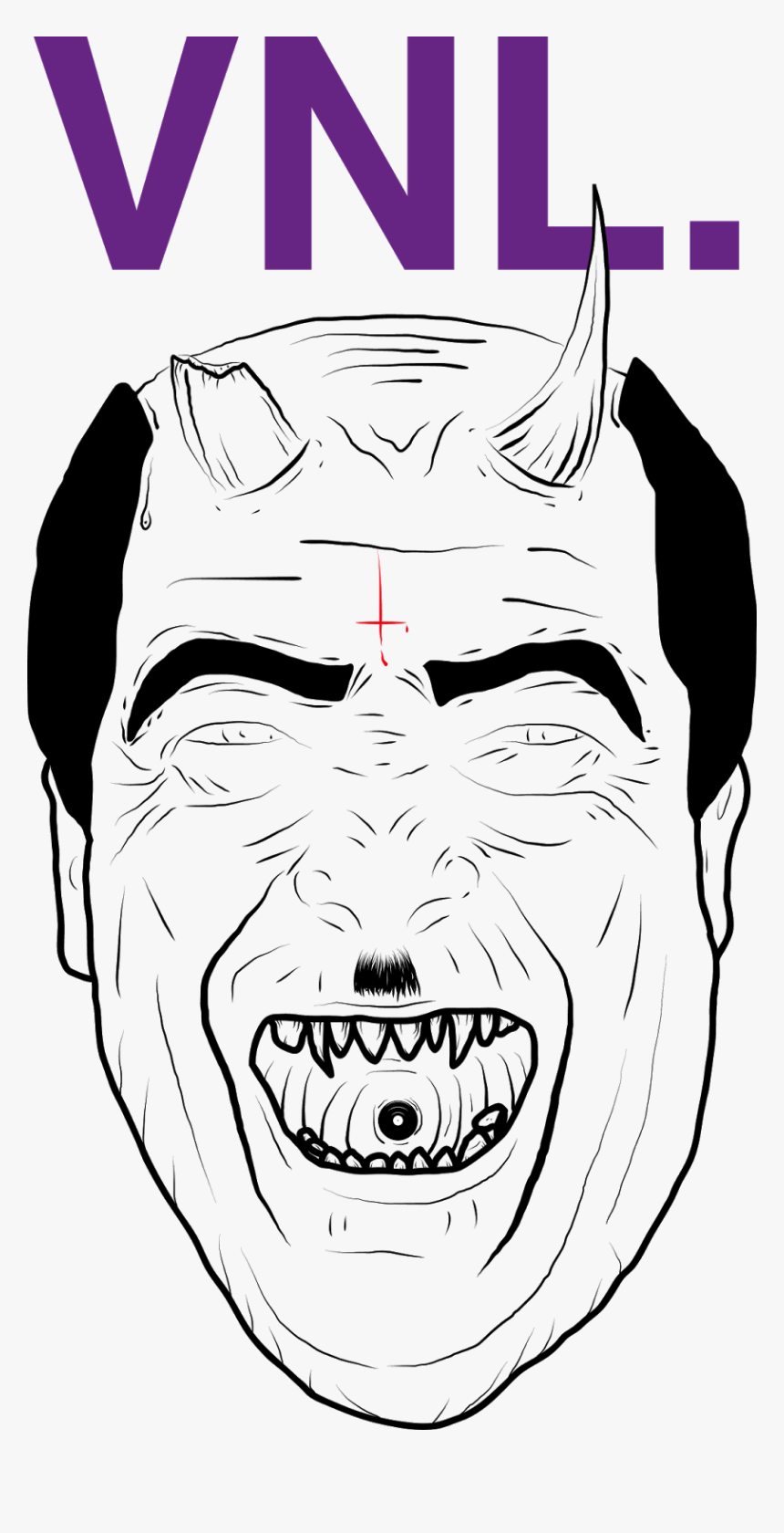Nigel Farage As A Satanic Figure - Illustration, HD Png Download, Free Download