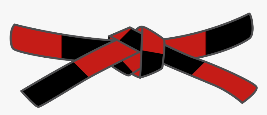 Judo Red Black Belt, HD Png Download, Free Download