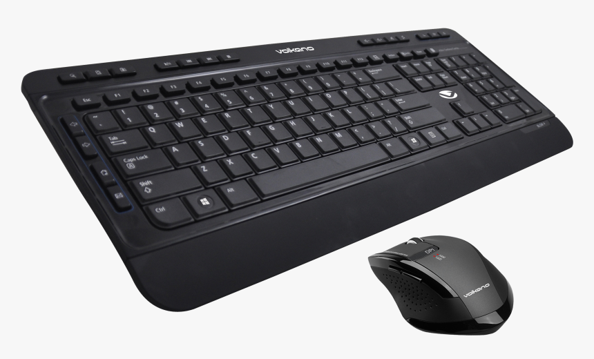 Volkanox Graphite Series Wireless Keyboard And Mouse, HD Png Download, Free Download
