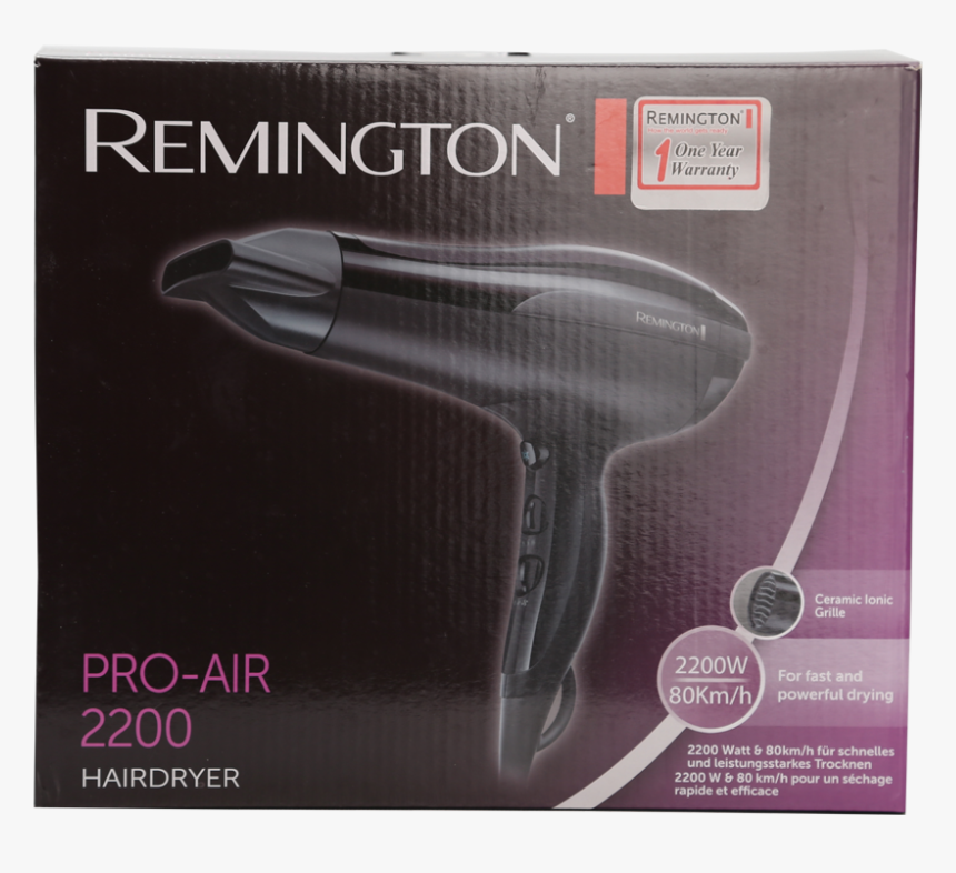 Remington Hair Dryer - Remington, HD Png Download, Free Download