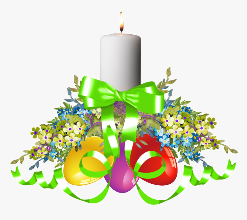 Ornament Tree Day Lighting Greetings Easter Christmas - Candle Easter Transparent, HD Png Download, Free Download