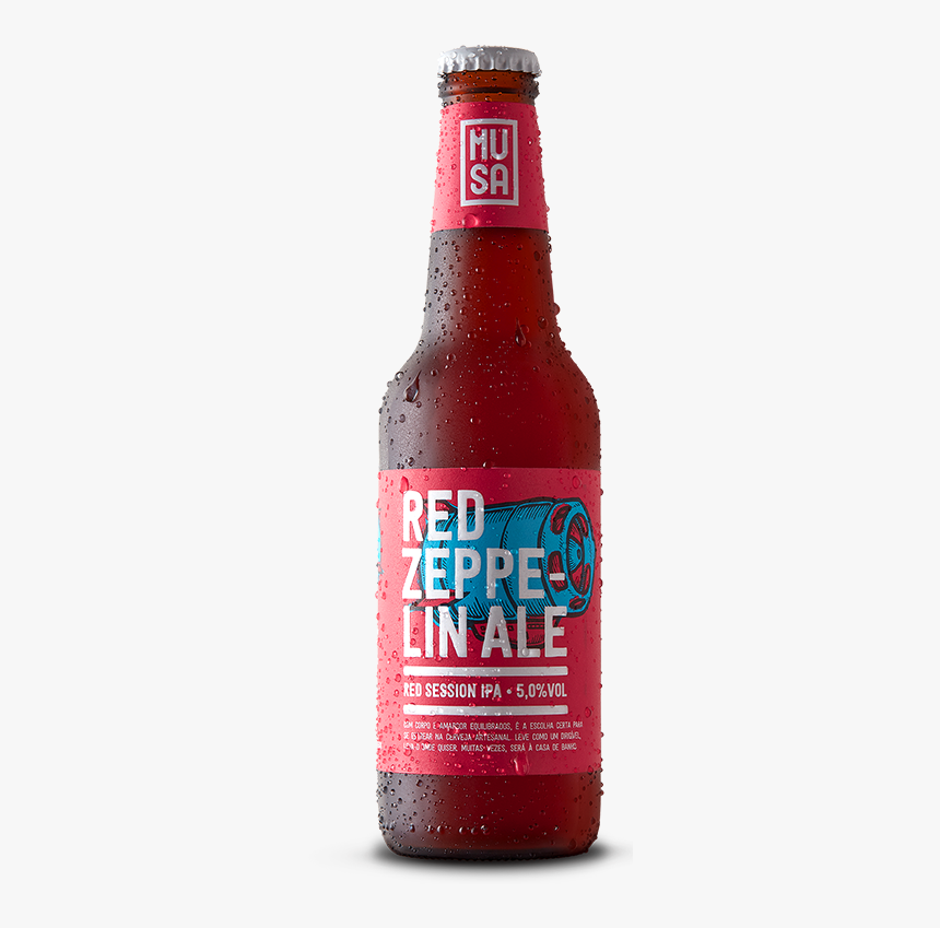 Red Zeppelin - Beer Bottle, HD Png Download, Free Download