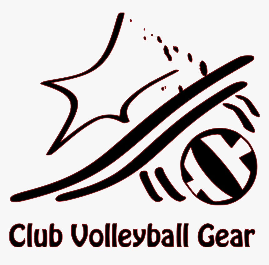 Volleyball Clubvolleyball Gear Logo File Size Clipart, HD Png Download, Free Download