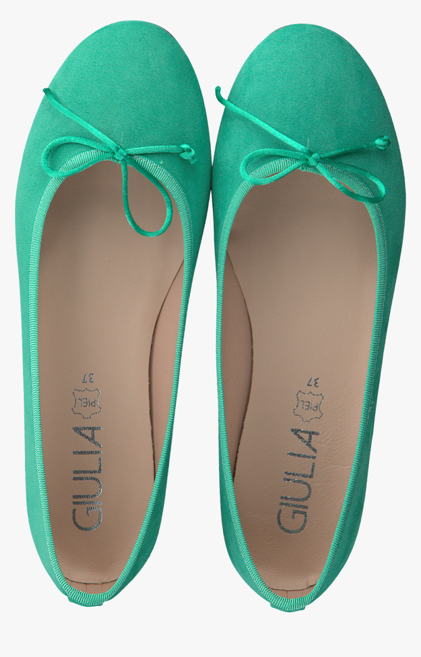 Green Giulia Ballet Pumps G - Flip-flops, HD Png Download, Free Download