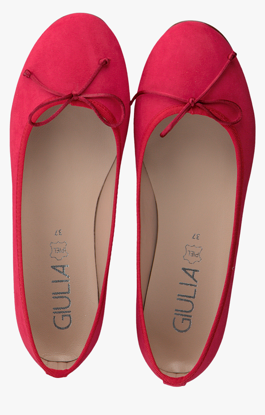 Red Giulia Ballet Pumps G - Flip-flops, HD Png Download, Free Download