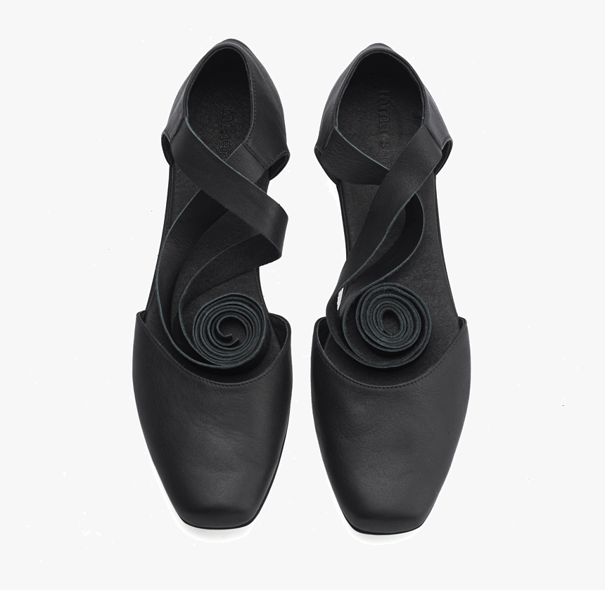 Ana, Black Leather Ballerina Shoes, Pre Order Only - Carhenge, HD Png Download, Free Download