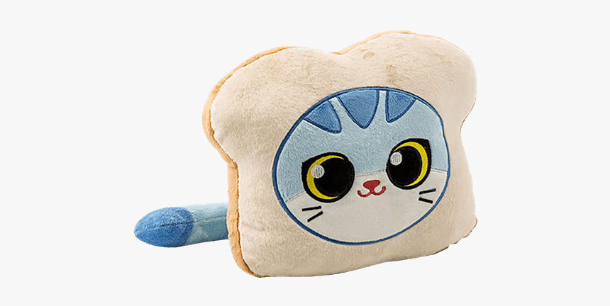 Plush Cat Pillow Png, Transparent Png, Free Download