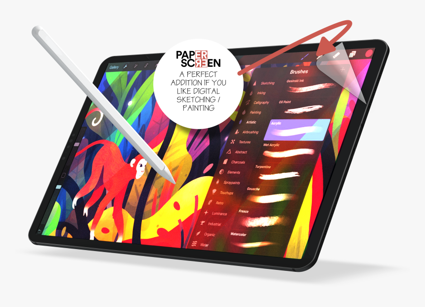 Paperscreen Paper Film For Ipad, HD Png Download, Free Download