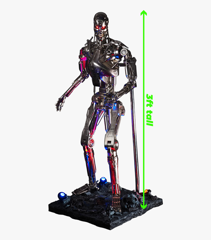 Terminator Full Height 900px Wide - Action Figure, HD Png Download, Free Download
