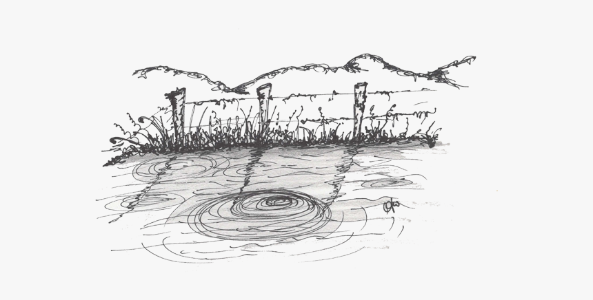 Ripples - Lake Sketch Png, Transparent Png, Free Download