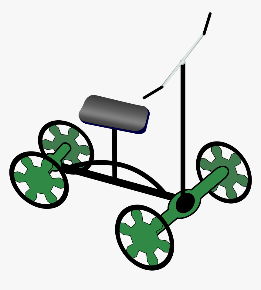 Knee Walker Clip Arts - Knee Scooter Image Clipart, HD Png Download, Free Download