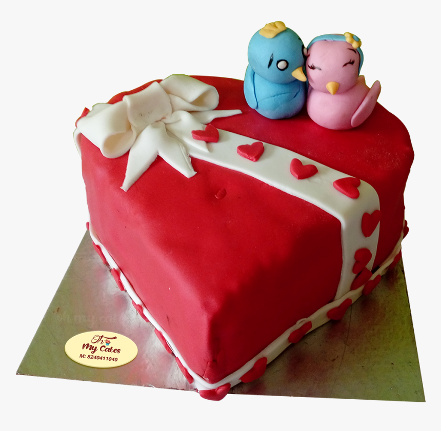 Love Birds Cake - Birthday Cake, HD Png Download, Free Download