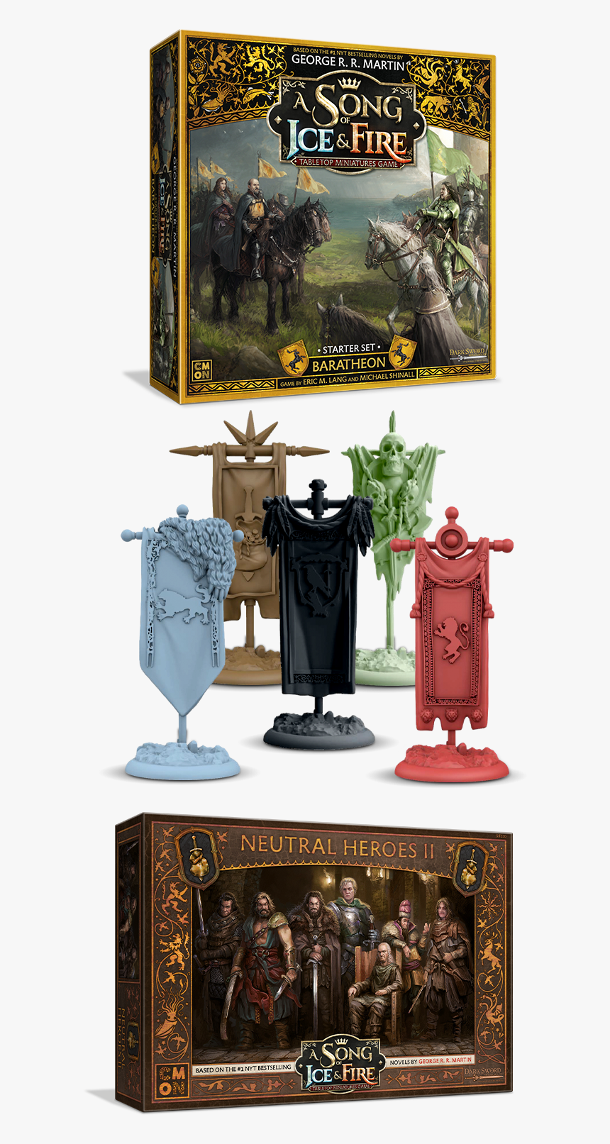 Song Of Ice And Fire Baratheon Starter Set, HD Png Download, Free Download
