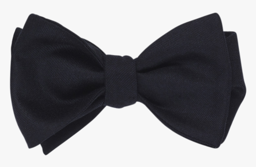 Midnight Worsted Wool Bow Tie"
 Title="midnight Worsted - Bow Tie, HD Png Download, Free Download