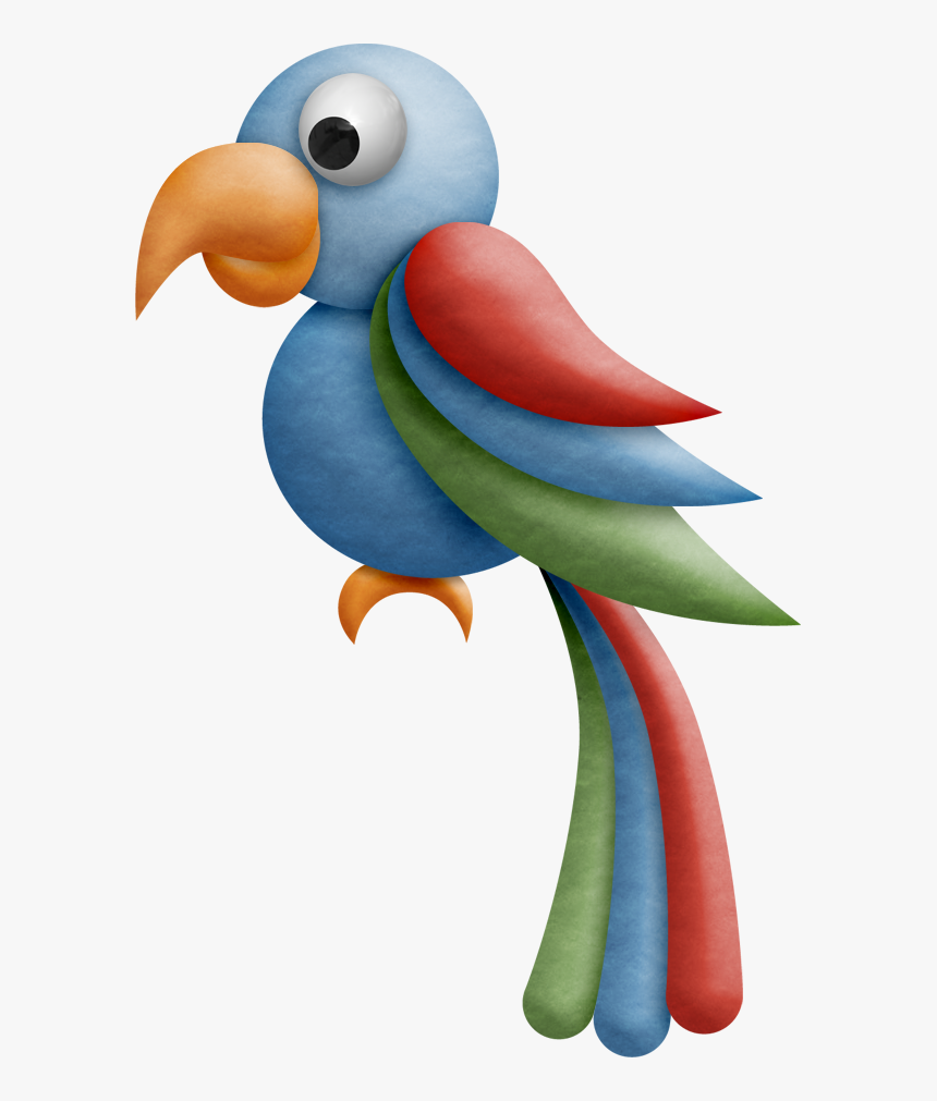 Clipart Of Afterwards, Animal Painting And Arty - Macaw, HD Png Download, Free Download