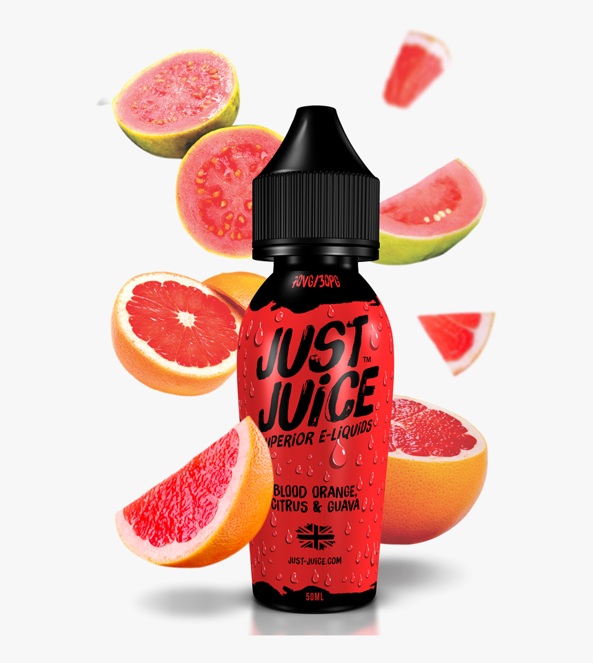 Just Juice Blood Orange Citrus & Guava 50ml, HD Png Download, Free Download