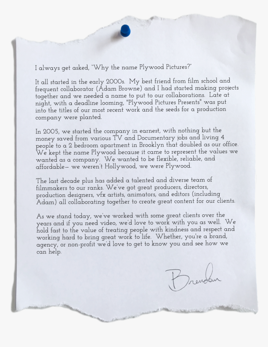 Letter From Director Small 5 - Letter, HD Png Download, Free Download