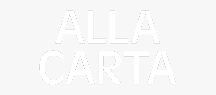 Ac Logo Footer 02 White - Alla Carta Magazine Logo, HD Png Download, Free Download