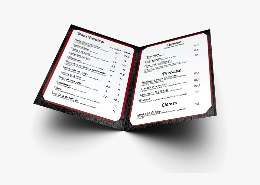 Carta De Menu Gourmet, HD Png Download, Free Download