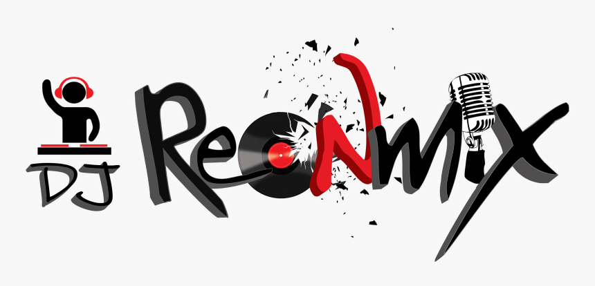 Recnmix Original Logo With Dj - Hands Up, HD Png Download, Free Download