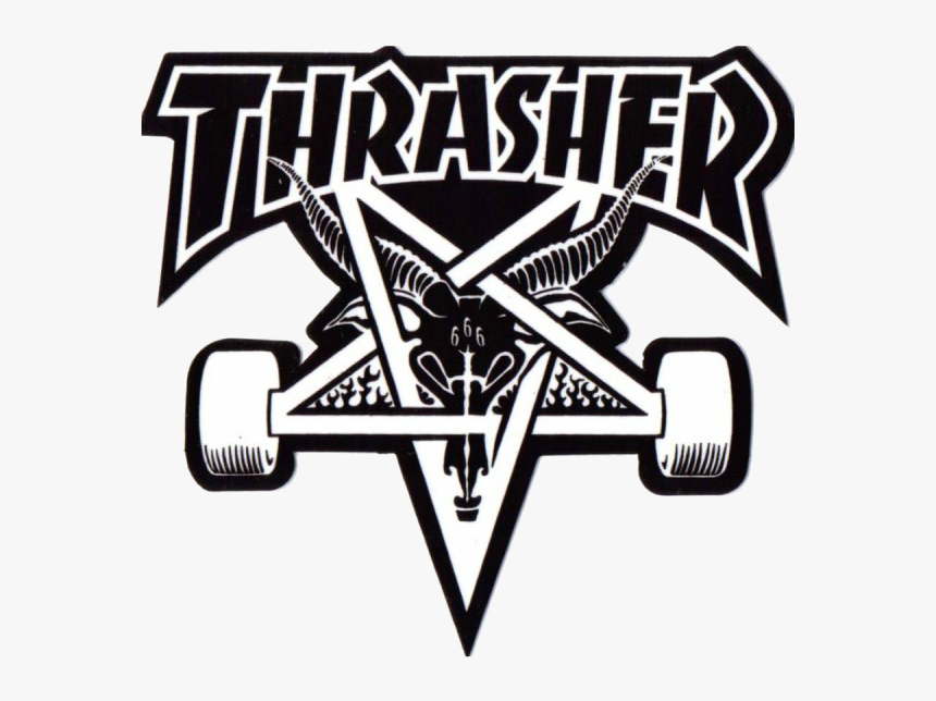 Thrasher Skate Goat Logo Clipart , Png Download - Thrasher Skate Goat, Transparent Png, Free Download