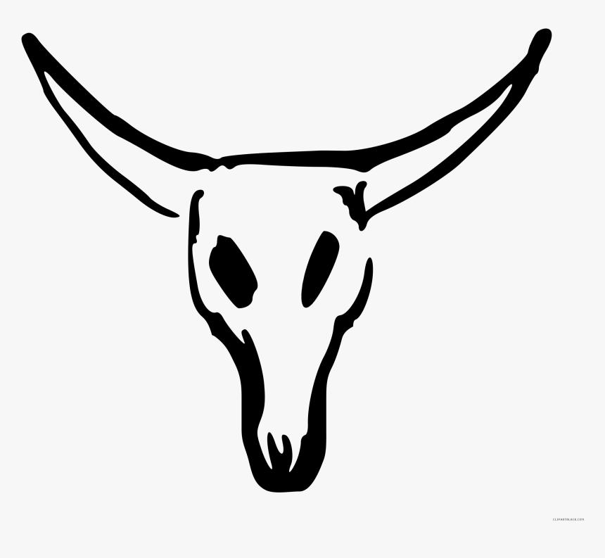 Black And White Cow Pictures - Cow Skull Clipart, HD Png Download, Free Download