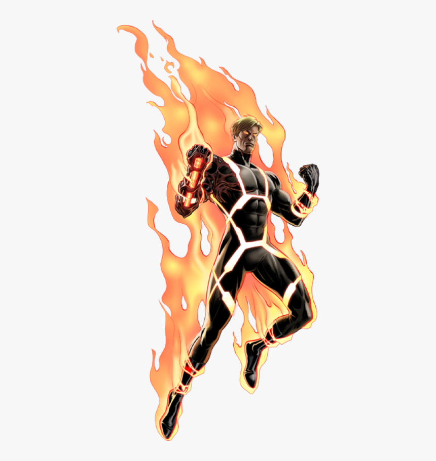 Marvel Avengers Alliance Human Torch, HD Png Download, Free Download