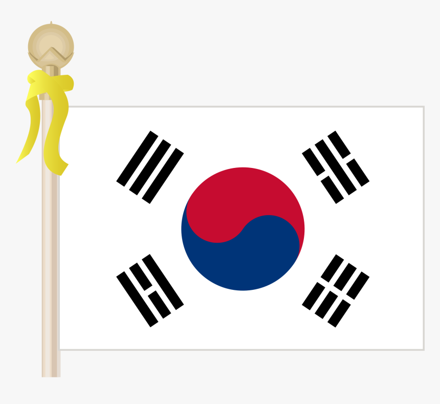 Transparent Korea Flag Png - South Korea Flag, Png Download, Free Download