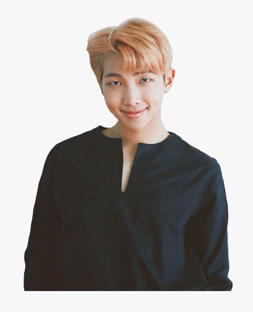 #namjoon #rm #bts #black #orange #aesthetic #sexy #cute - Rap Monster Bts B, HD Png Download, Free Download