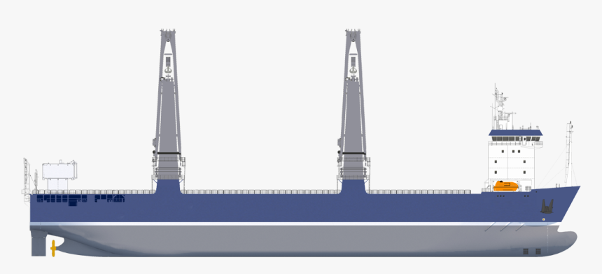 Damen Heavy Lift Vessel Has High And Economical Design - Parts Of Heavy Lift Ship, HD Png Download, Free Download