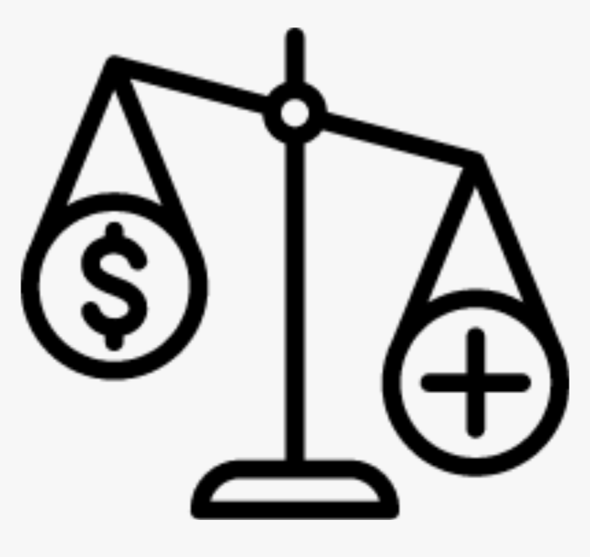 Uneven Scale Flat Icon - Scale Money Icon Png, Transparent Png, Free Download