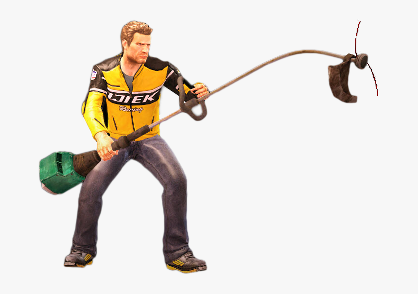 Dead Rising Grass Trimmer Holding - Dead Rising 2, HD Png Download, Free Download
