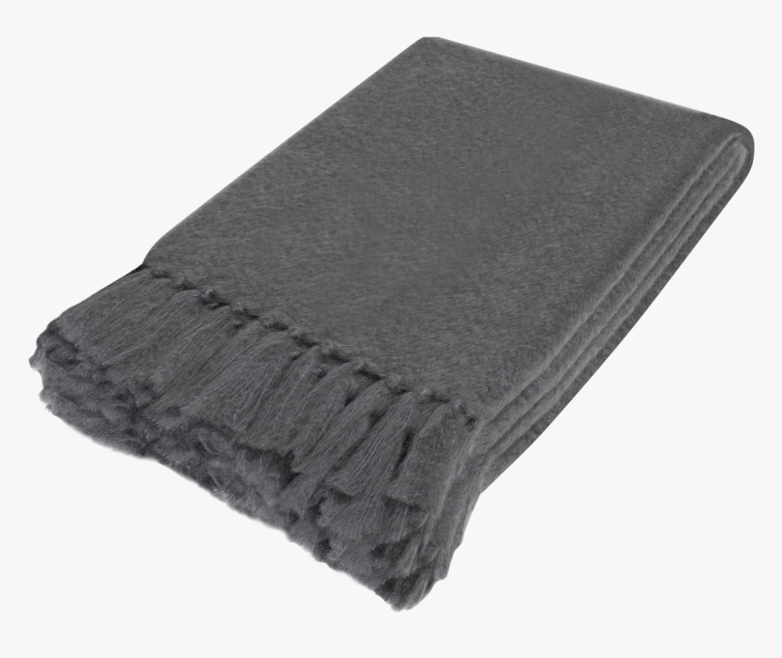 Charcoal Grey Throw Blanket - Wool, HD Png Download, Free Download