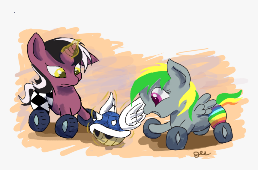 Owlvortex, Blue Shell, Crossover, Mario Kart, Oc, Oc - Cartoon, HD Png Download, Free Download