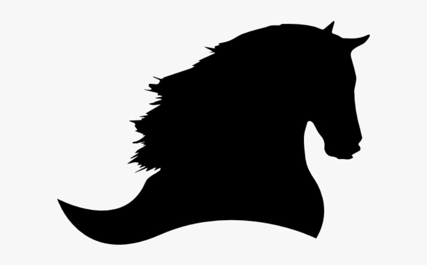 Horse Head Silhouette, HD Png Download, Free Download