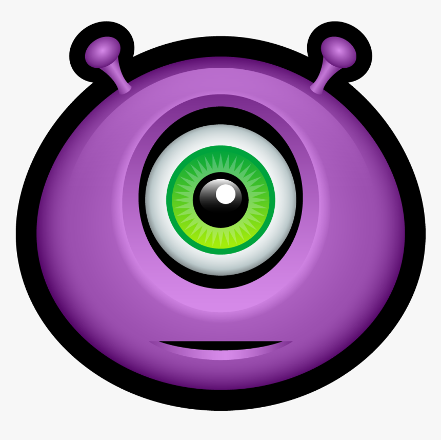 Monsters Clip Monster Face - Smiley Face Avatar, HD Png Download, Free Download