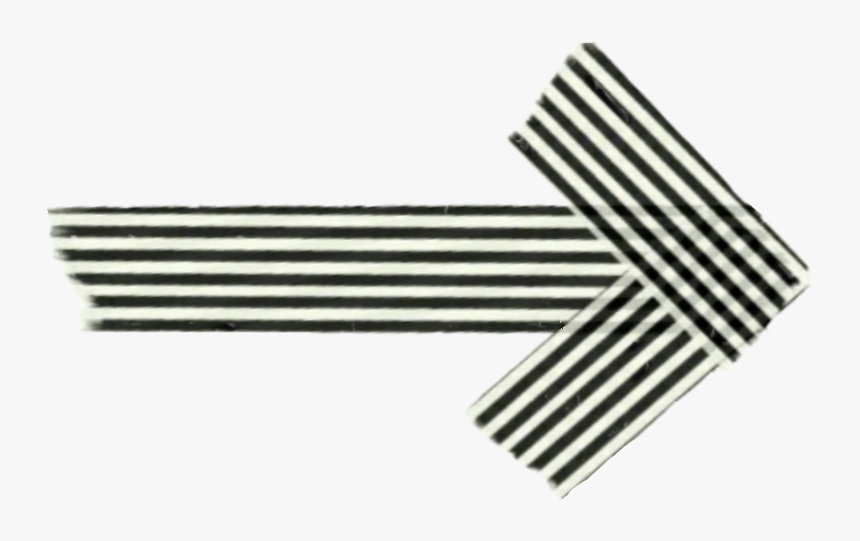 #tape #strip #blackandwhite #b#w #arrow #scrapbooking - Black Tape Png Scrapbook, Transparent Png, Free Download