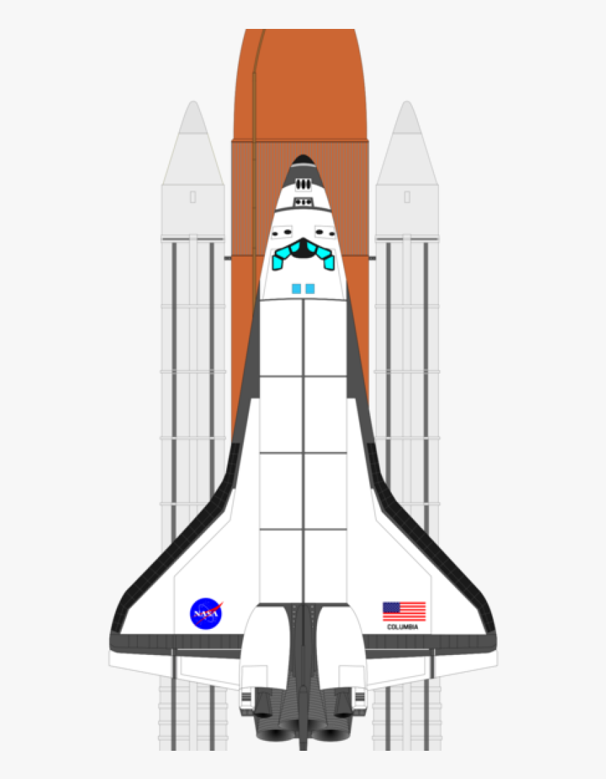 Space Shuttle Clip Art Free Shuttle Vector Spacecraft - Space Shuttle Clipart, HD Png Download, Free Download