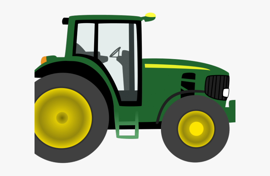 John Deere Clipart Tractor Trailer - Tractor Clipart Transparent, HD Png Download, Free Download