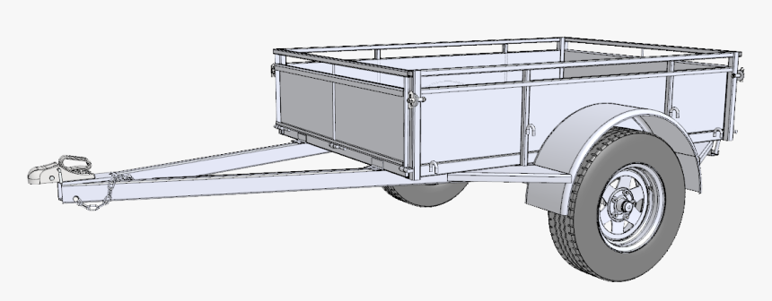 Transparent Tractor Trailer Png - Free 8x5 Trailer Plans, Png Download, Free Download