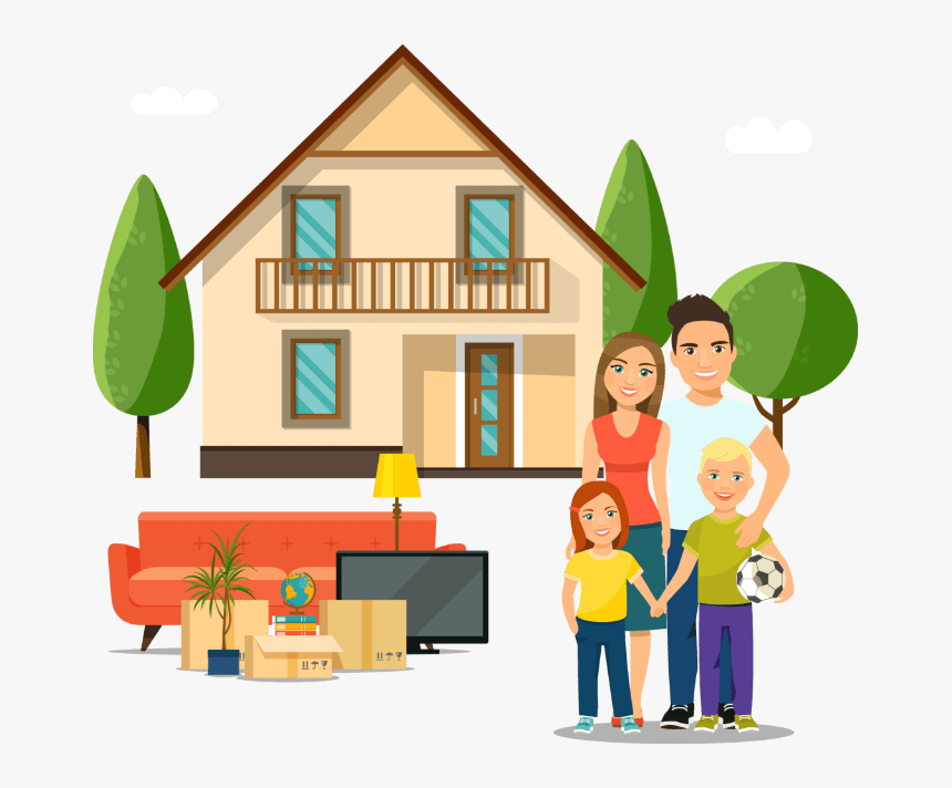 Family Moving In Transparent, HD Png Download, Free Download