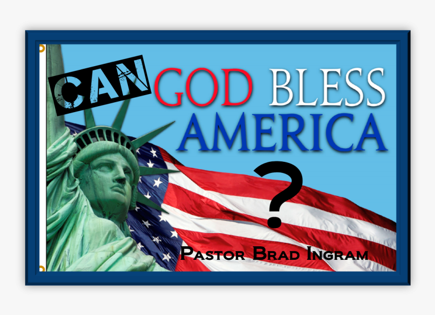 God Bless America Flag, HD Png Download, Free Download