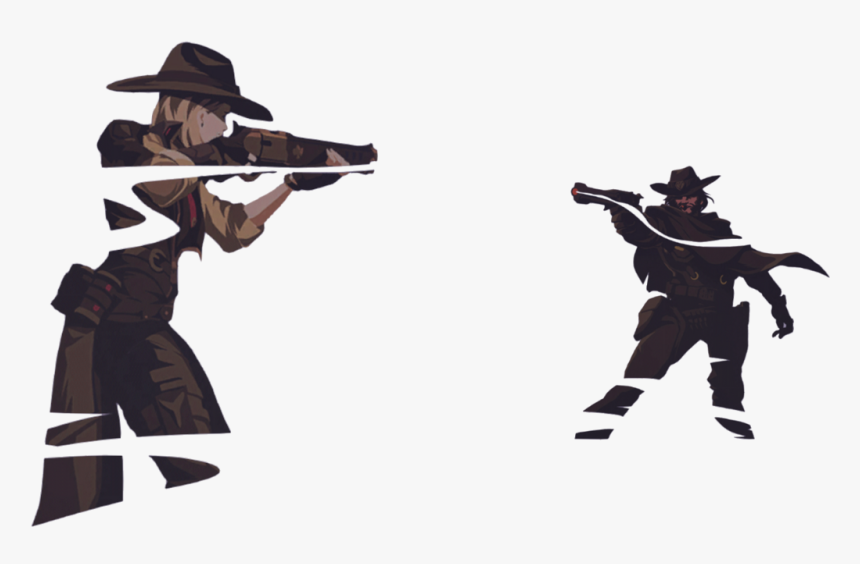 Mccree And Ashe Got Matching Sprays - Ashe Sprays, HD Png Download, Free Download