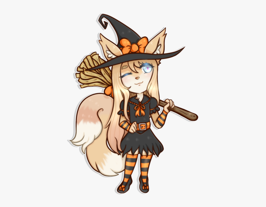 Ava Chibi Witch - Cartoon, HD Png Download, Free Download